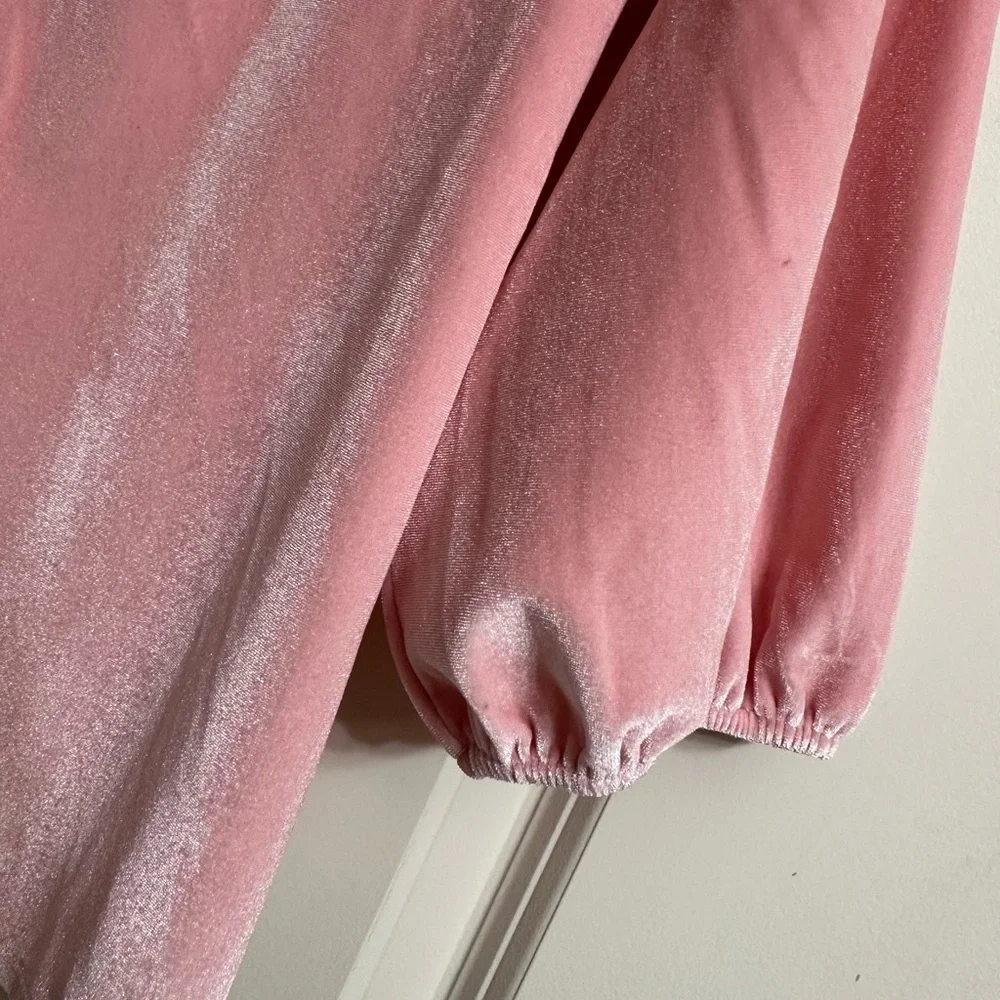 Crown & Ivy Soft Pink Blouse - Picture 3 of 5